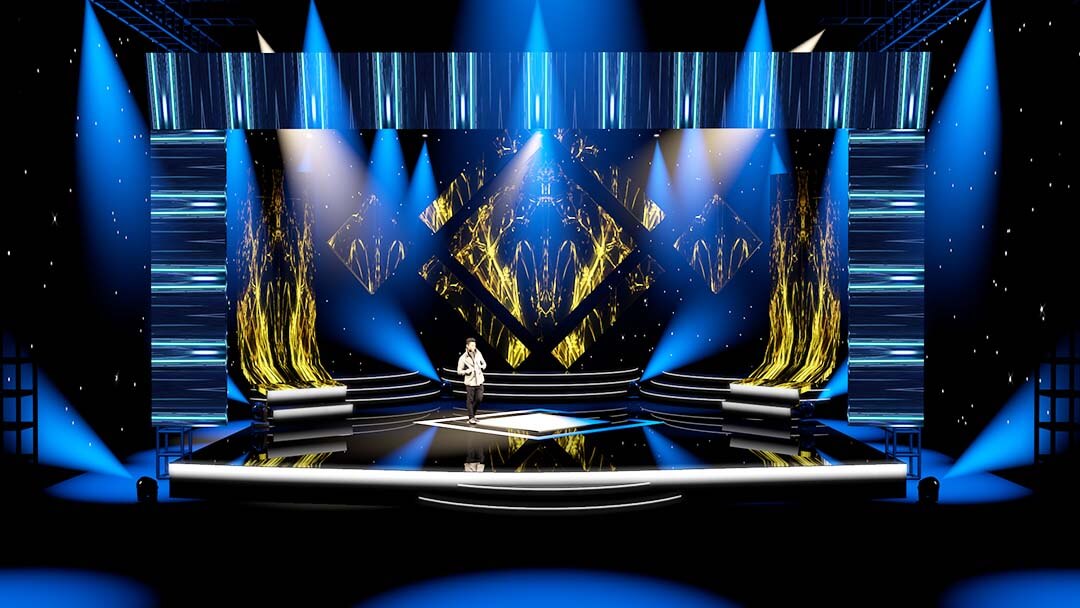 Màn hình LED sân khấu " vật thần" cho sự kiện hoành tráng