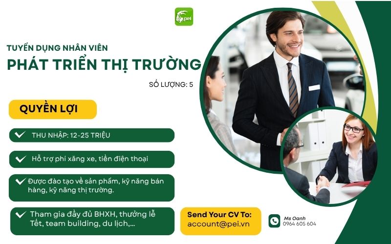 Tuyển dụng Nhân Viên Phát Triển Thị Trường 2025