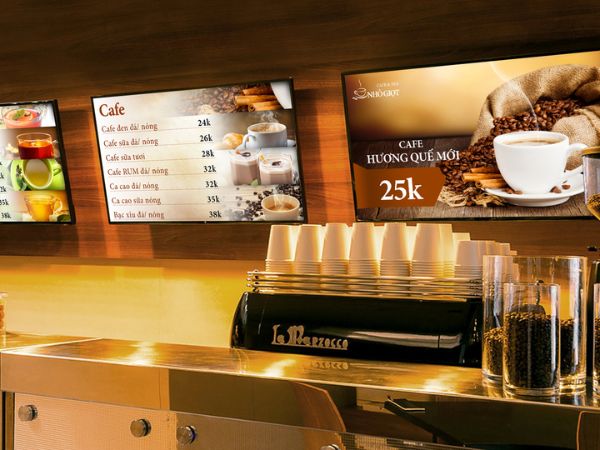 Màn hình LED quán cafe chính hãng, giá tốt tại PEI