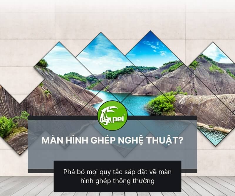 Giải pháp màn hình ghép nghệ thuật - Phá bỏ mọi quy tắc sắp đặt về màn hình ghép thông thường???