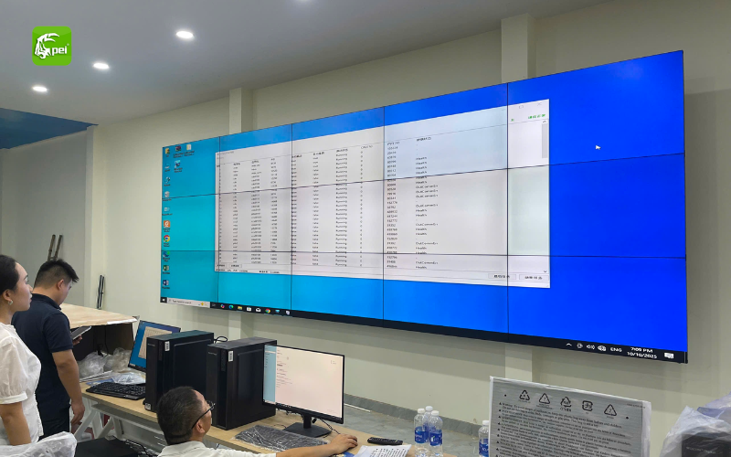 Dự án lắp đặt màn hình ghép LG 55VM5J-H tại Viện Đào Tạo Chất Lượng Cao UTH