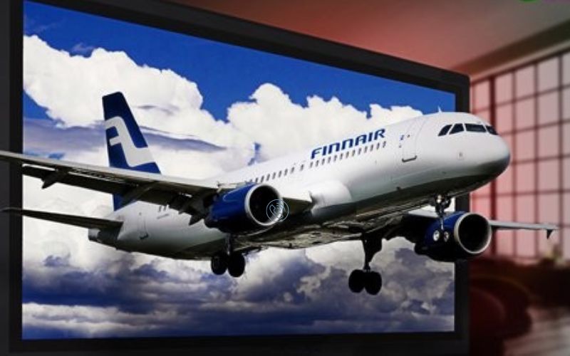 Ứng dụng của màn hình tương tác tại sân bay