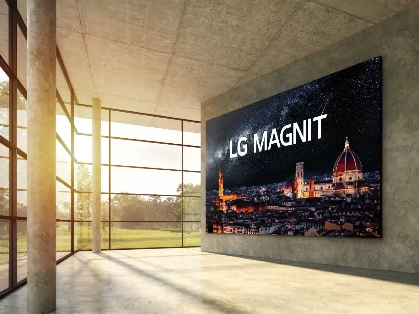 TV LG Magnit kích cỡ khủng 163 inch, màn hình micro LED, đột phá về chất lượng, độ bền.