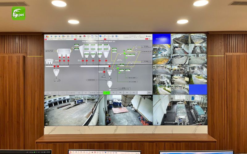 Dự án cung cấp màn hình ghép Hikvision DS-D2055LE-G tại Tổng Công ty Khoáng Sản TKV-CTCP