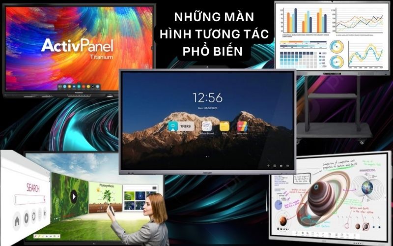 Những dòng màn hình tương tác phổ biến