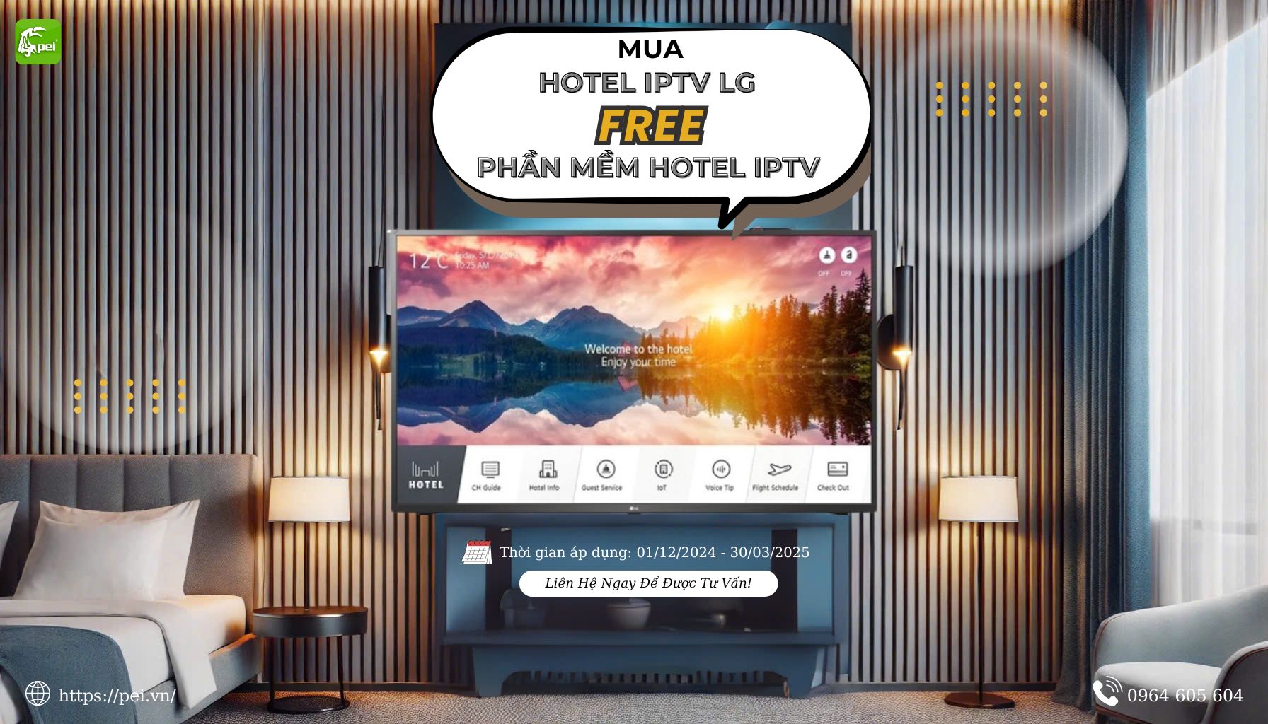 Ảnh: Mua Hotel IPTV LG - Free phần mềm Hotel IPTV