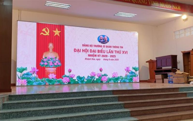 Ảnh: Ứng dụng của màn hình LED sân khấu hội trường