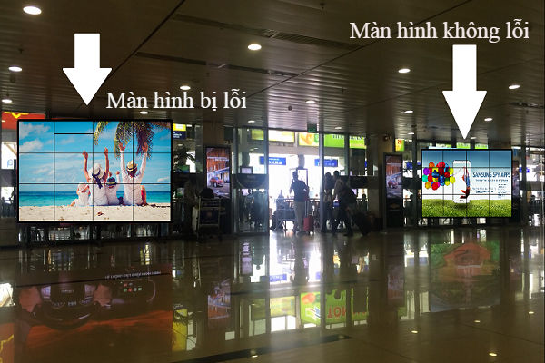 Màn hình bị kẻ sọc
