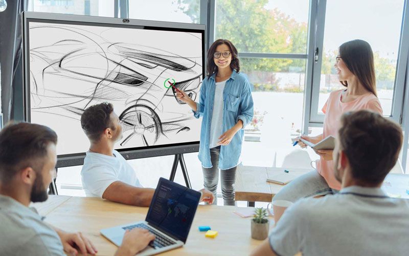 Màn hình tương tác thông minh trong doanh nghiệp