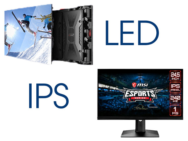 So sánh màn hình LED và IPS - Công nghệ, chất lượng nổi bật