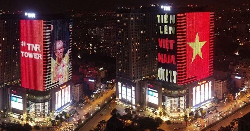 Màn hình Led tại các tòa nhà cao tầng